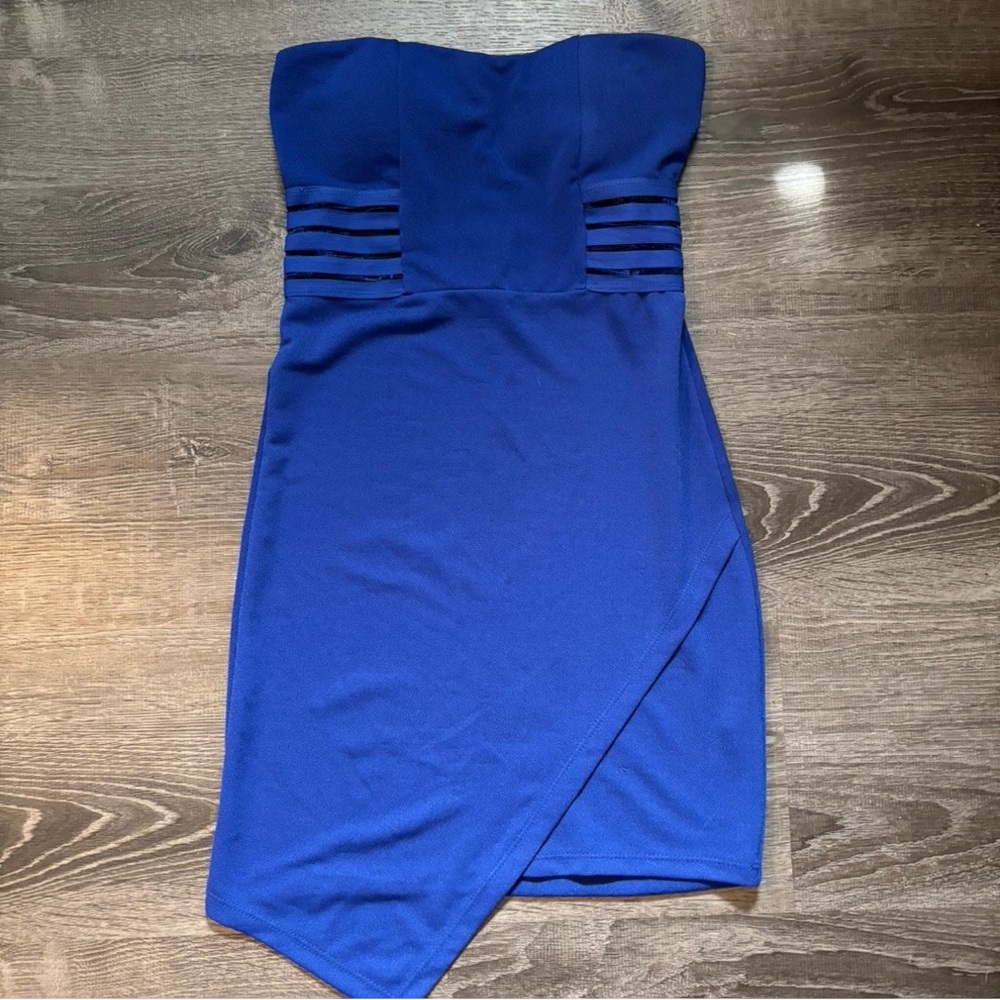ROYAL BLUE MINI DRESS